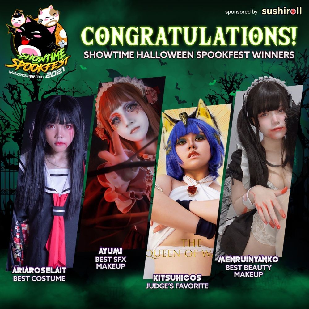 Ini Dia Para Pemenang Showtime Halloween SpookFest 2021!