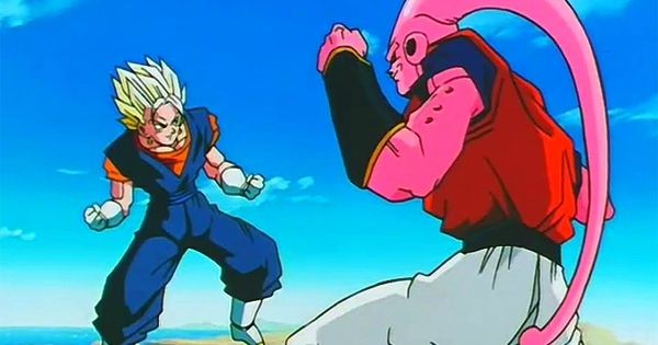 Goku-Vegeta vs Buu dragon ball z