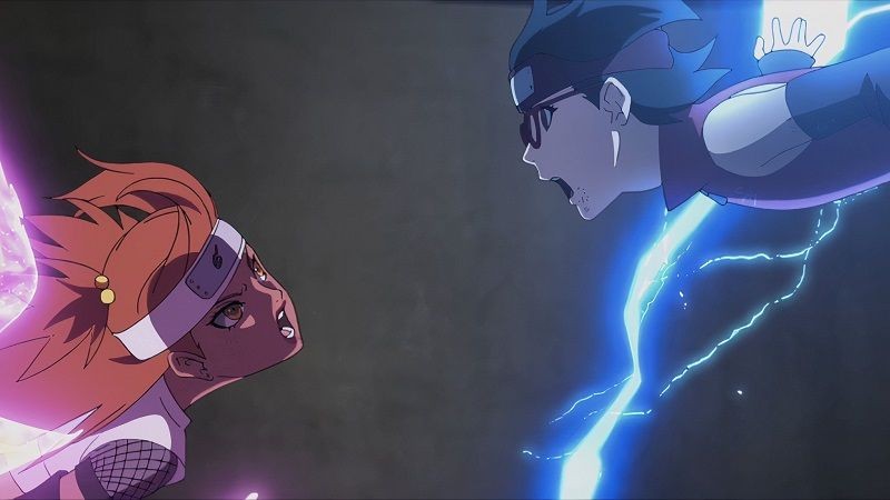 Boruto Episode 225: Sarada Kalahkan Chocho di Ujian Chunin!