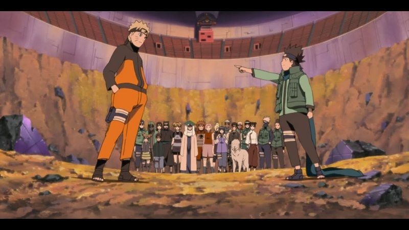 Konfrontasi Naruto dan Konohamaru di Ujian Chunin versi OVA