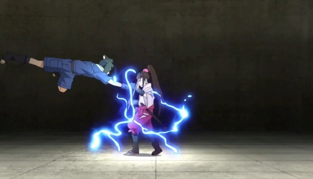 Denki Menang Ujian Chunin vs Tsubaki di Boruto! Pertarungannya Seru