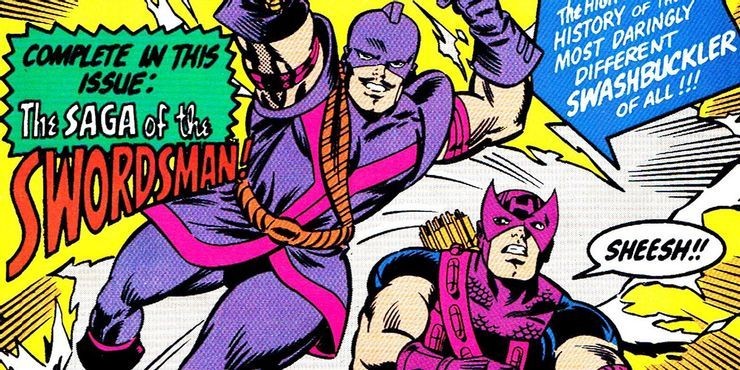 Sejarah Konflik Swordsman dengan Hawkeye di Komik Marvel