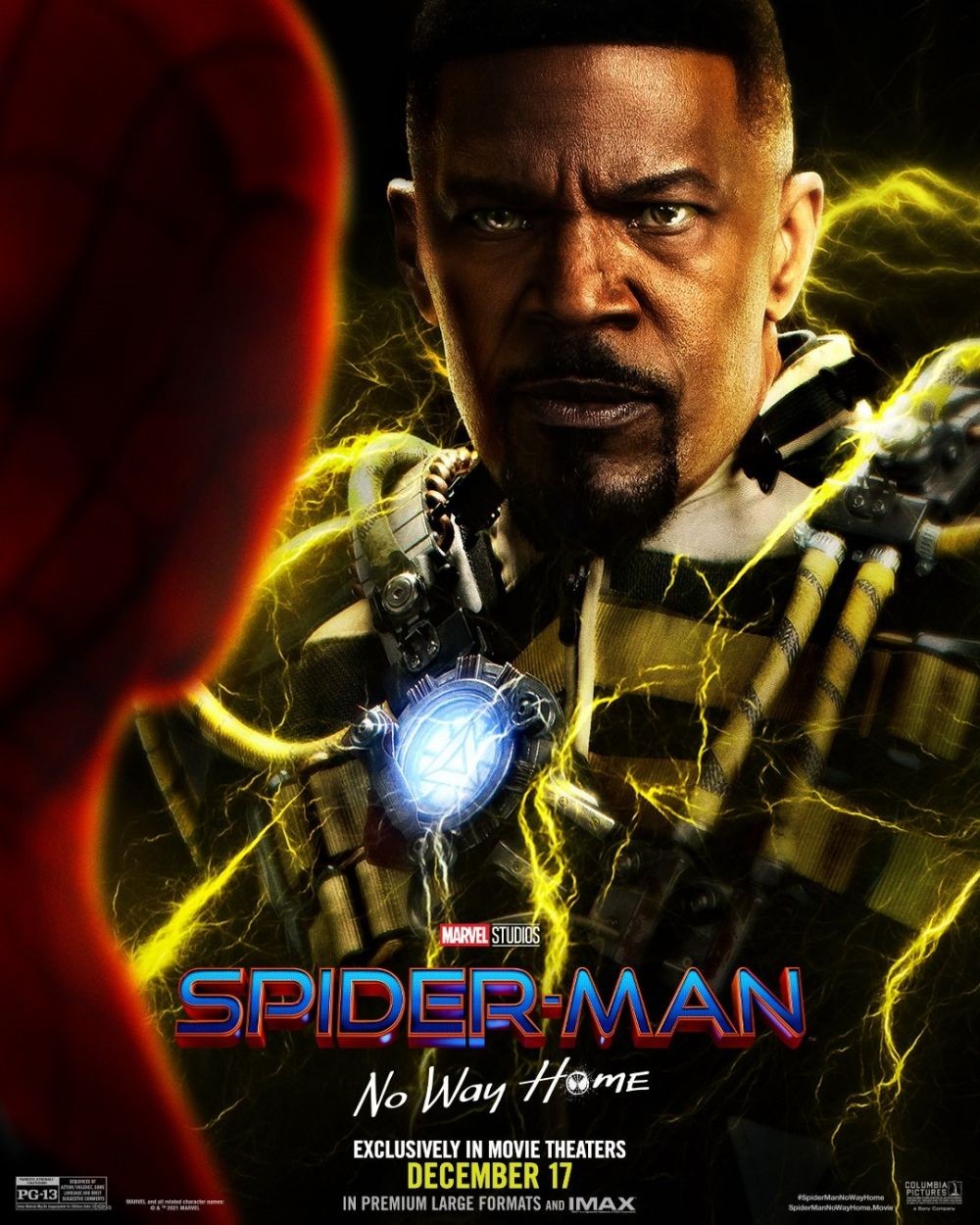 Poster Electro dari Spider-Man: No Way Home