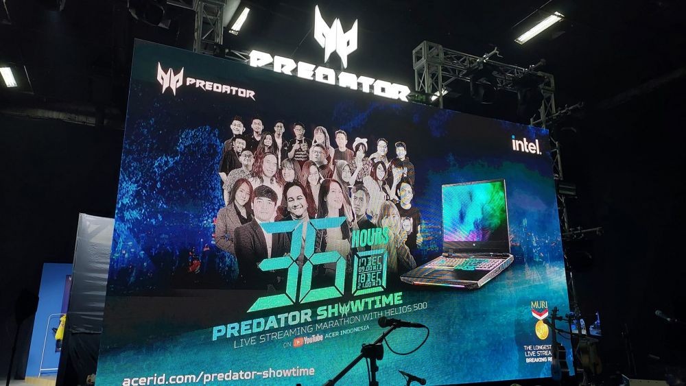 Acer Predator Helios 500 Siap Pecahkan Rekor MURI! Streaming 36 Jam!
