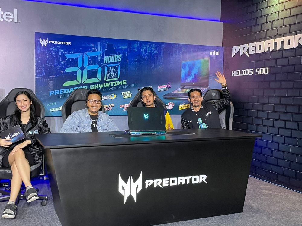 Acer Predator Helios 500 Siap Pecahkan Rekor MURI! Streaming 36 Jam!