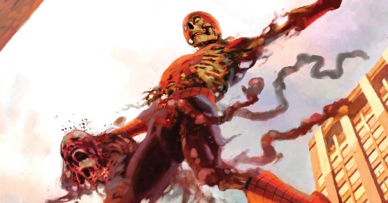 zombie spider-man marvel zombies comic