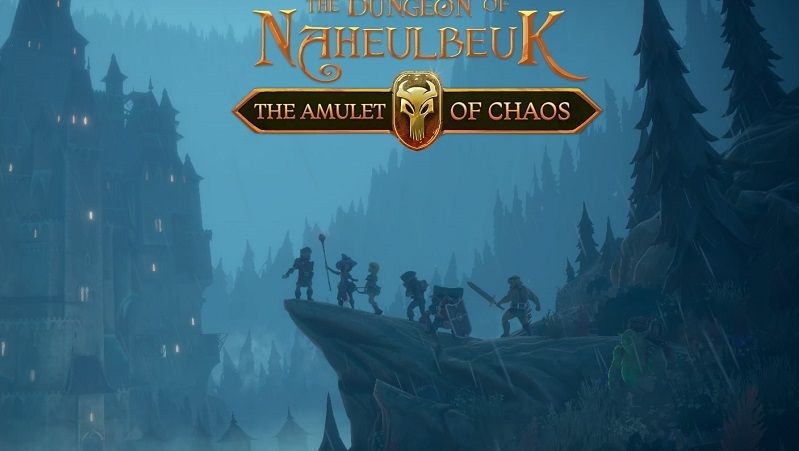 Title screen dari The Dungeon of Naheulbeuk