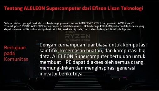 EFISON Telah Meluncurkan ALELEON Supercomputer, Ini Dia Performanya!
