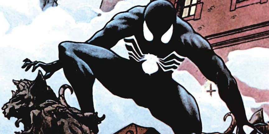 Kostum hitam Spider-Man