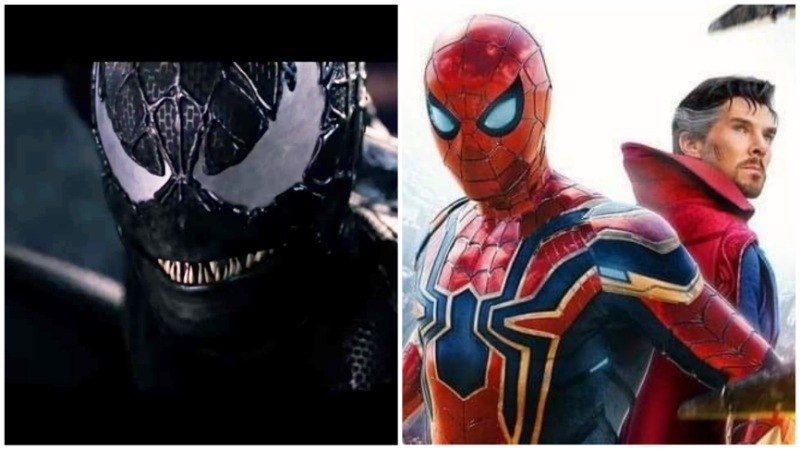 Venom Spider-Man 3 dan poster No Way Home