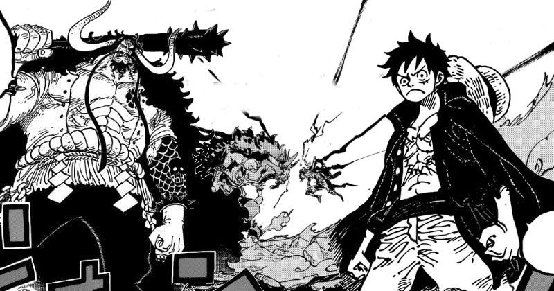 kaido vs luffy one piece 1037