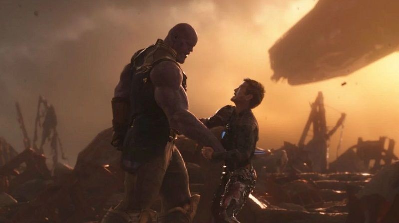 Thanos melawan Tony Stark