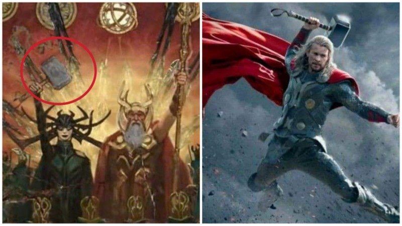 Mural di Thor: Ragnarok dan gambar promo Thor: The Dark World