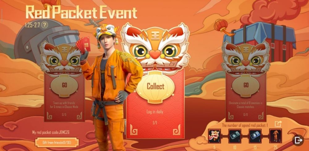 PUBG Mobile Chinese New Year