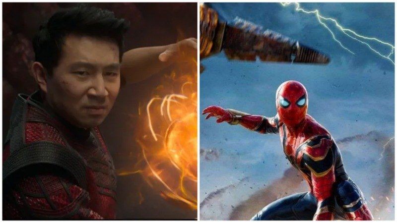 Shang-Chi dan Spider-Man. (Dok. Marvel Studio/Shang-Chi and the Legeng of the Ten Rings, Dok. Sony Pictures/Spider-Man: No Way Home)