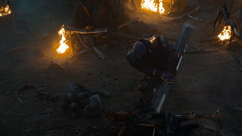 Kenapa Pedang Thanos Bisa Merusak Tameng Captain America?