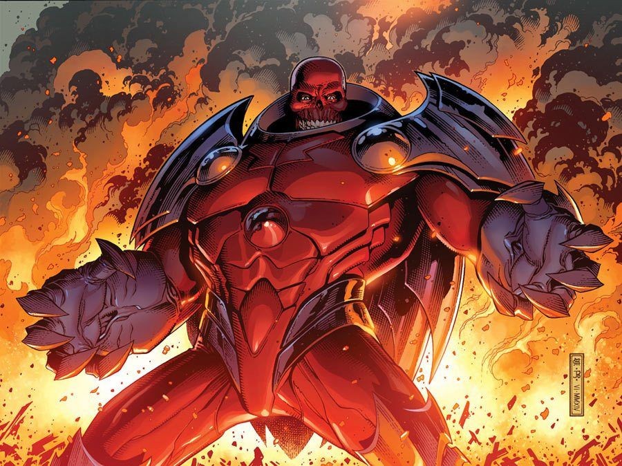 red onslaught red skull