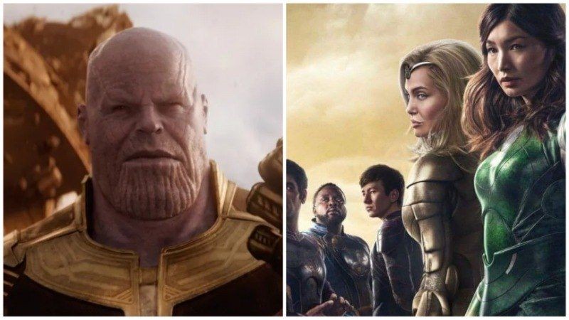 Thanos dan Eternal. (Dok. Marvel Studio/Avengers Infinity War, Eternals)