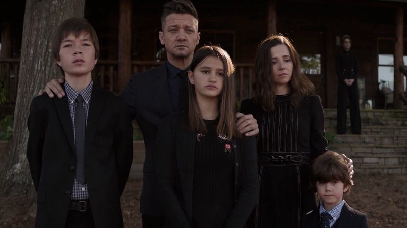 Keluarga Barton di pemakaman Tony Stark. (Dok. Marvel Studio/Avengers: Endgame)
