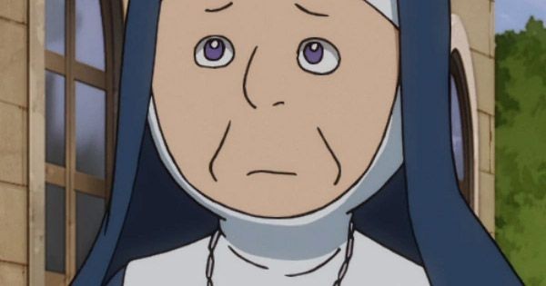 Sumire muncul di adegan flashback Hibana dan iris