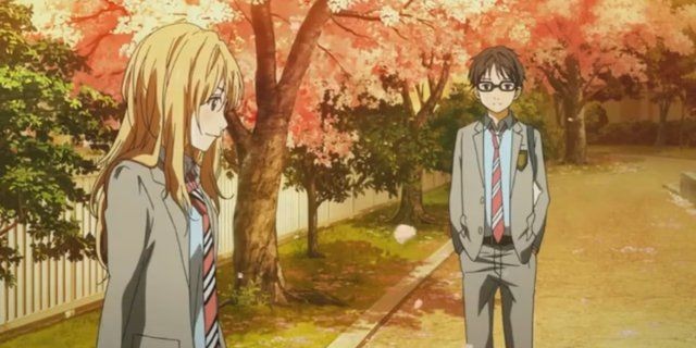 Cupilkan anime Your Lie in April