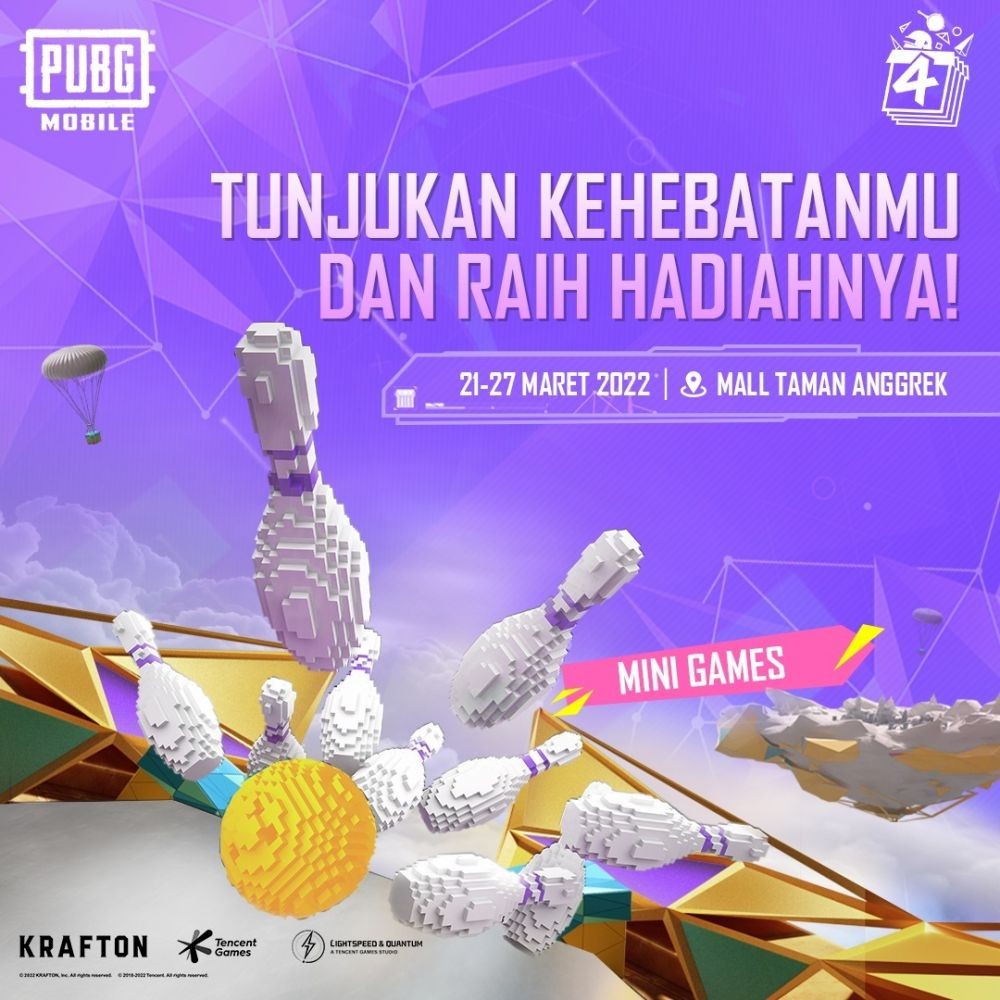 PUBG Mobile 4th Anniversary Hadirkan Perayaan di Mal Taman Anggrek!