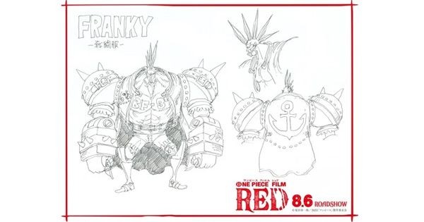 Outfit Franky untuk One Piece Film Red