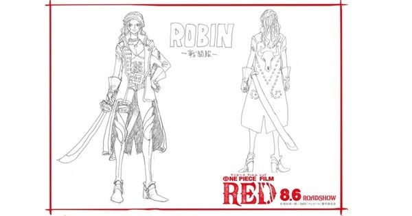 Outfit Robin untuk One Piece Film Red