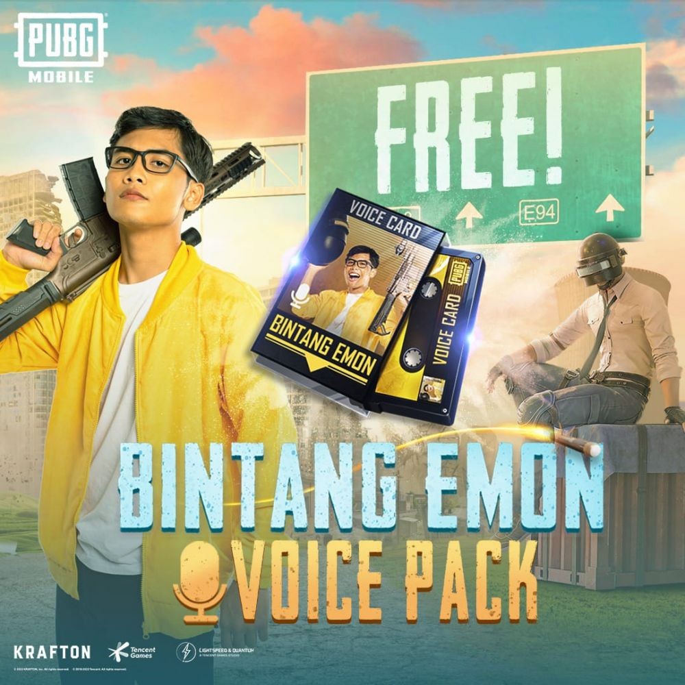 Kolaborasi Terbaru PUBG Mobile Hadirkan Voice Pack Bintang Emon!