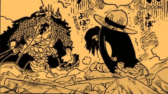 Kaido dan Luffy. (Dok. Shueisha/One Piece)