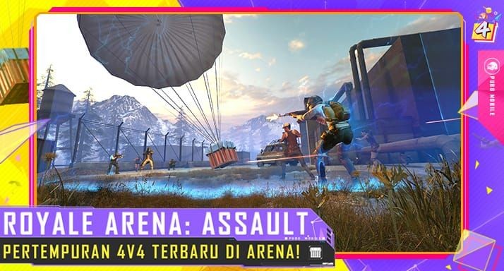 PUBG Mobile Hadirkan Arena 4v4 Baru, Royale Arena: Assault!