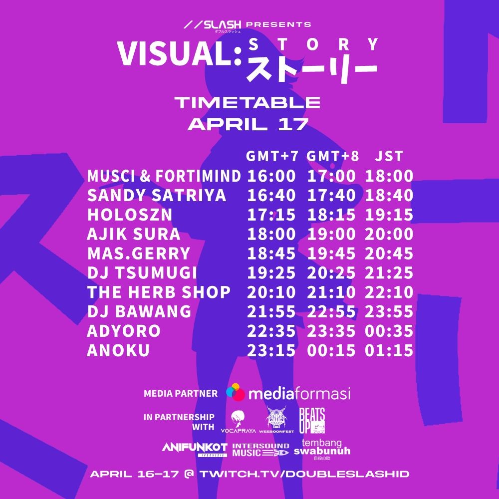 Kolektif Anisong doubleslashid Menghadirkan Live Event VISUAL:STORY!