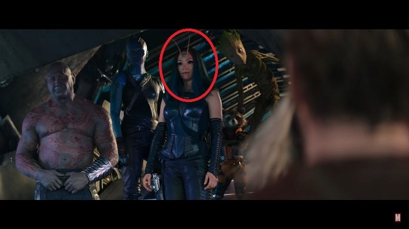 Mantis (dilingkari) di teaser Thor: Love and Thunder. (Dok. Marvel Studio/Thor: Love and Thunder)