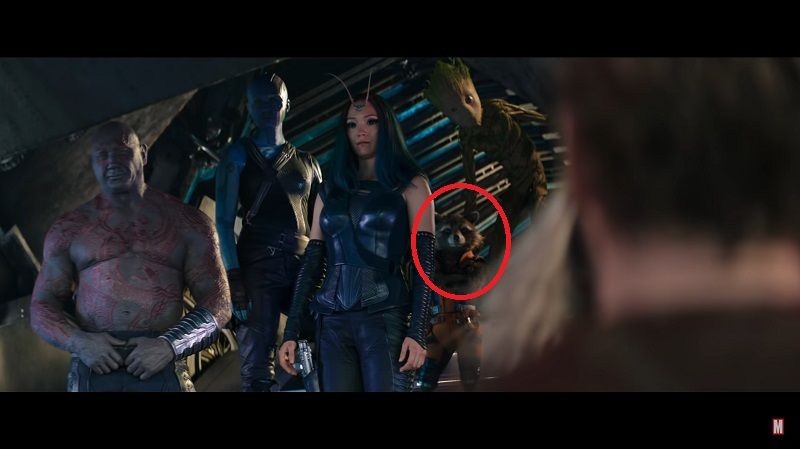 Rocket (dilingkari) di teaser Thor: Love and Thunder. (Marvel Studio/Thor: Love and Thunder)