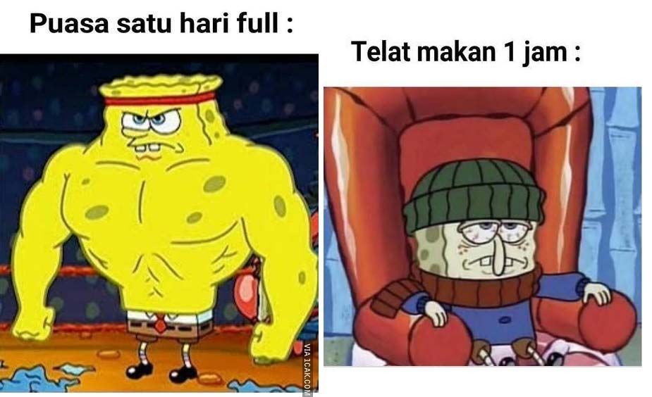 Deretan Meme Spongebob Ramadhan, Hiburan Saat Bulan Puasa