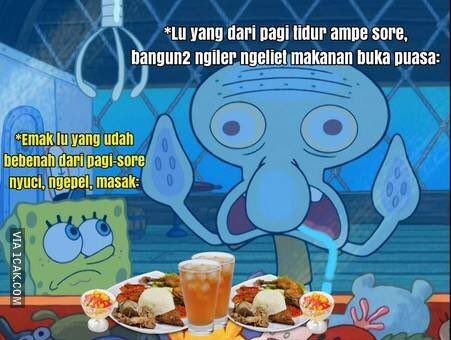 15 Meme Spongebob Ramadhan, Hiburan Saat Bulan Puasa
