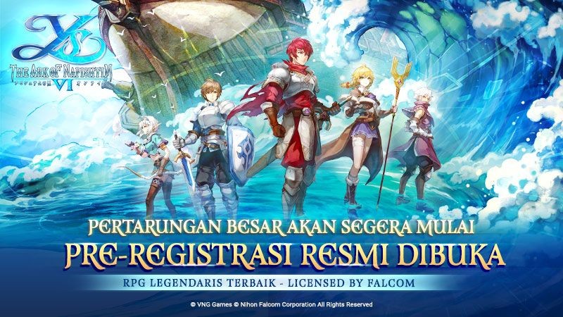 VNG Siapkan Action RPG Keren untuk Gamer Indonesia,Ys 6 Mobile