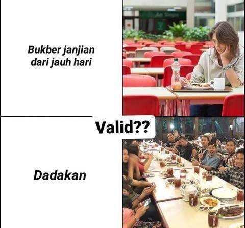 14 Meme Bukber yang Bikin Kamu Senyum