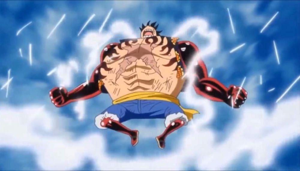 Gear 4 Boundman Luffy. (Dok. Toei Animation/One Piece)