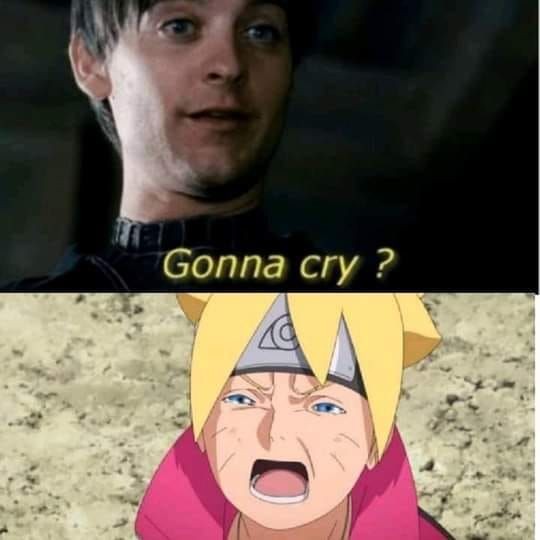 Boruto dirundung Peter Parker