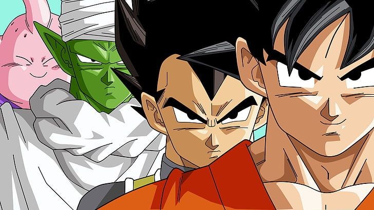 Buu, Piccolo, Vegeta, Goku. (Dok. Toei Animation/Dragon Ball Super)