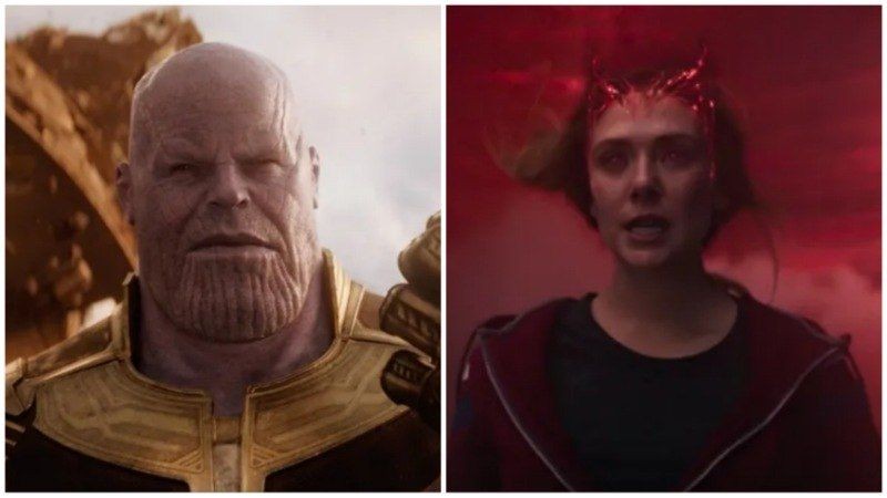 Thanos dan Scarlet Witch. (Dok. Marvel Studio/Avengers: Infinity War, WandaVision)