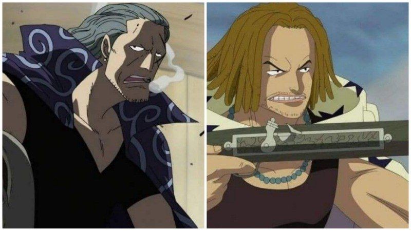 Benn Beckman dan Yasopp, dua pengguna senjata api. (Dok. Toei Animation/One Piece)