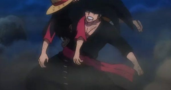 Luffy diselamatkan oleh Zoro