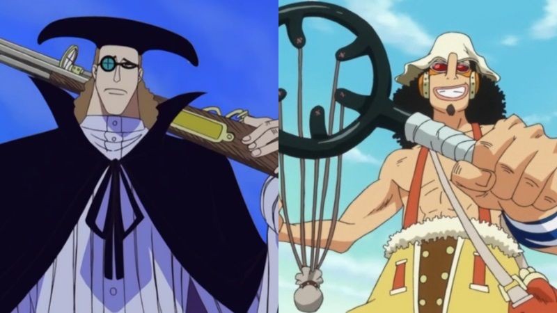 Van Augur dan Usopp. (Dok. Toei Animation/One Piece)