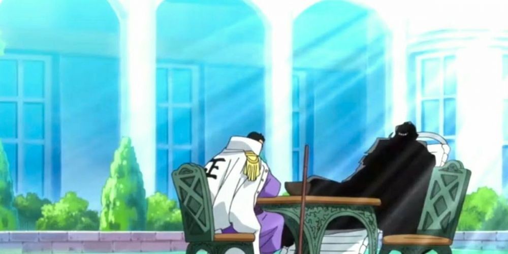 Fujitora dan Ryokugyu. (Dok. Toei Animation/One Piece)