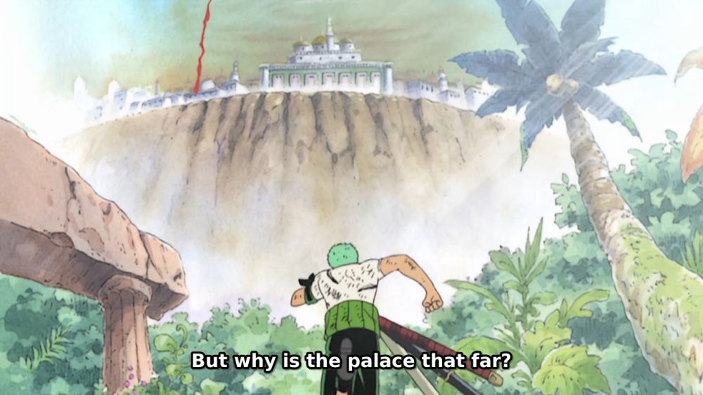 Zoro nyasar di Alabasta. (Dok. Toei Animation/One Piece)