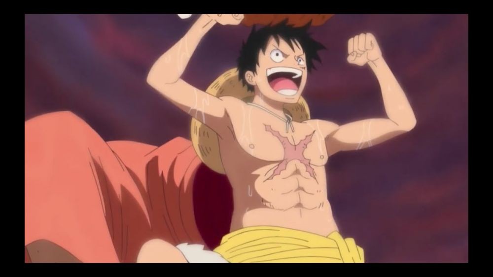 Centaur Luffy dan kaki Kin'emon. (Dok. Toei Animation/One Piece)
