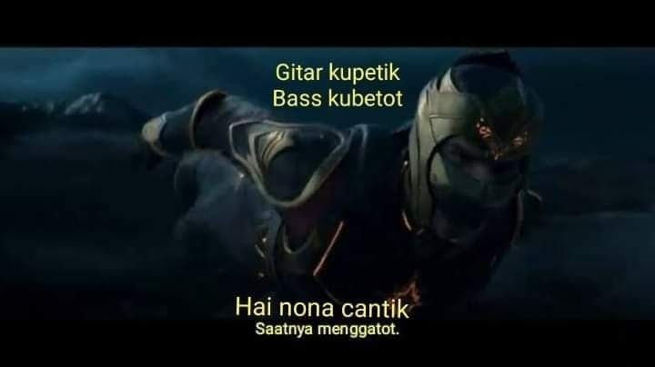 Gatotkaca menggombal