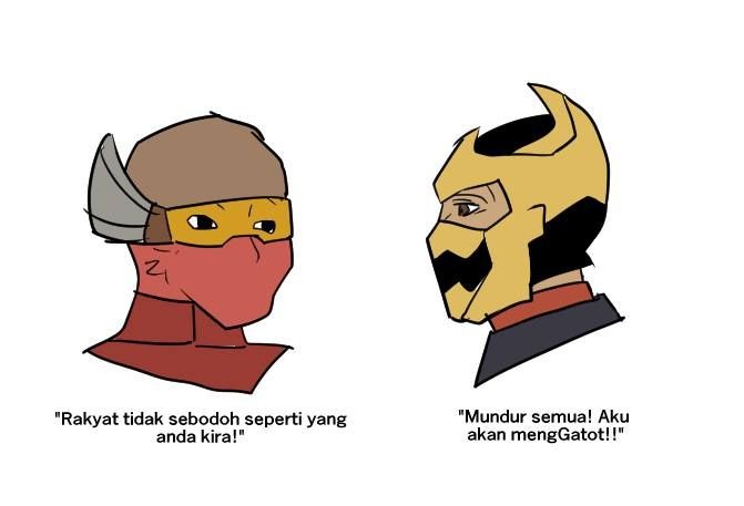 13 Meme Saatnya Menggatot Satria Dewa: Gatotkaca Terkocak